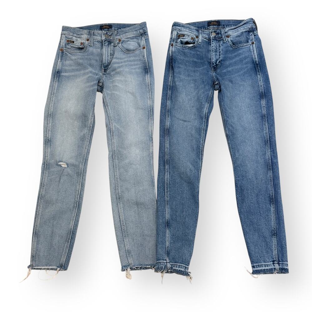 Polo Ralph Lauren Tompkins Skinny Mid Rise Jeans - 2 Pairs!